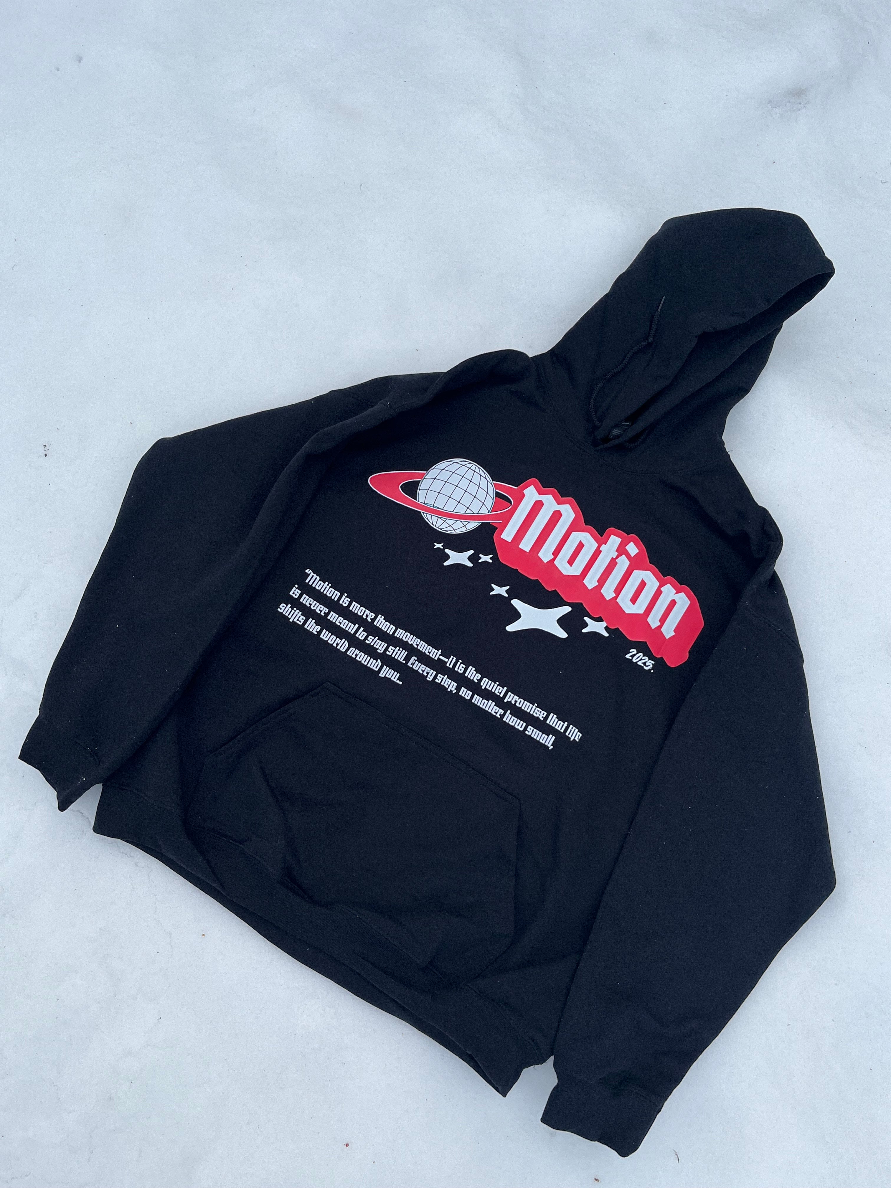 Unisex Black OG Motion Hoodie