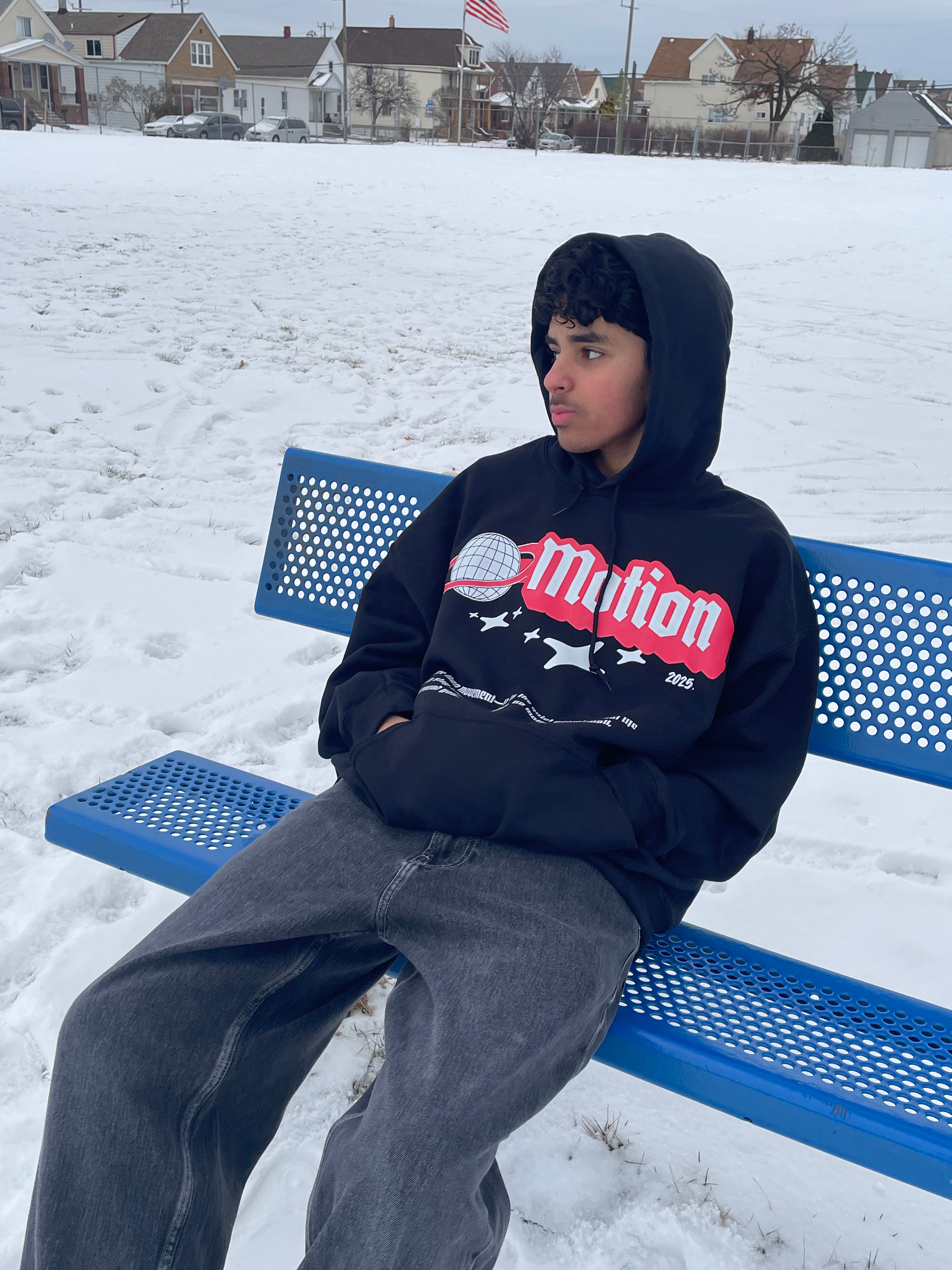 Black OG Motion Hoodie