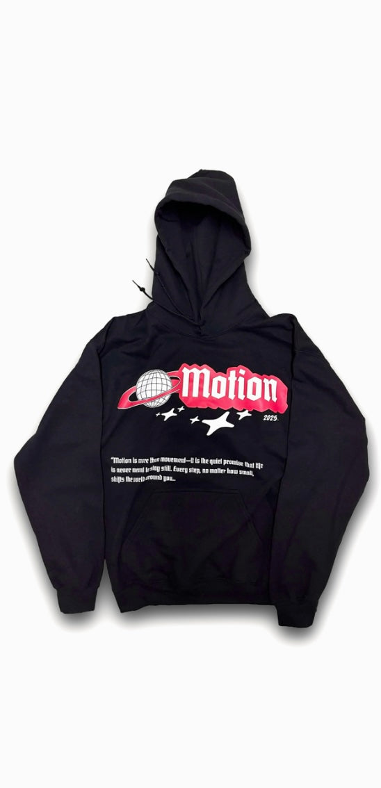 Unisex Black OG Motion Hoodie